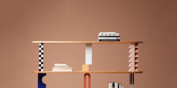 Minimalist Shelf 'Going Back to Memphis' by studio mpgmb