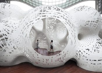 A Sculptural Outdoor Pavilion for a New Property Development in Suzhou, China