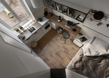 Efficient Design of Small Apartment in Odessa, Ukraine