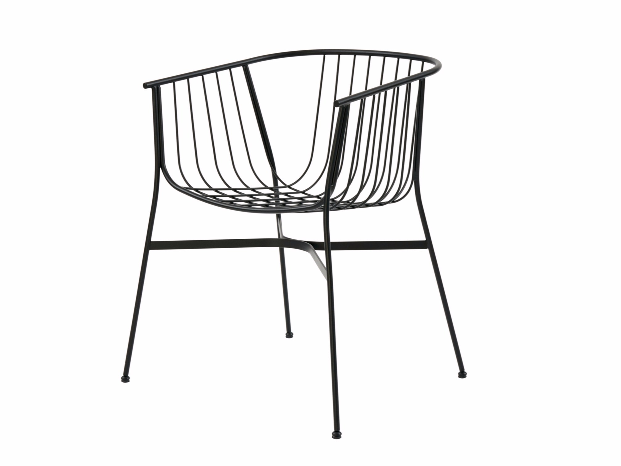 Powder Coated Steel Garden Chair by Tom Fereday
