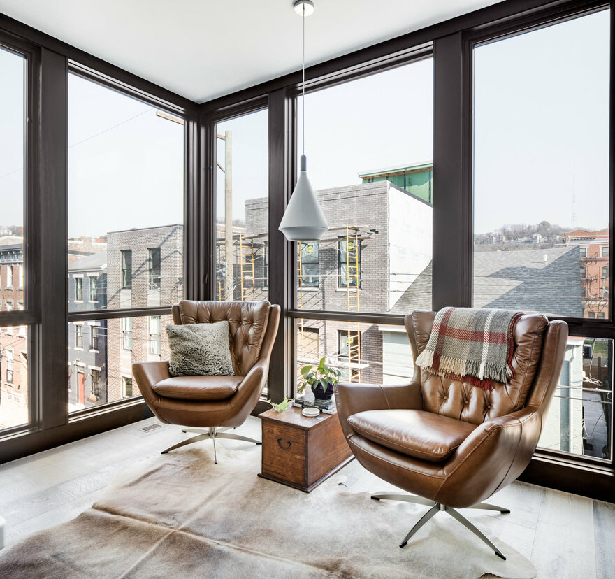 Wittenberg Residence by PLATTE Architecture + Design in Over-The-Rhine, Cincinnati, Ohio