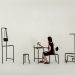 Asymmetrical Metal Furniture Collection by Pierre-Emmanuel Vandeputte