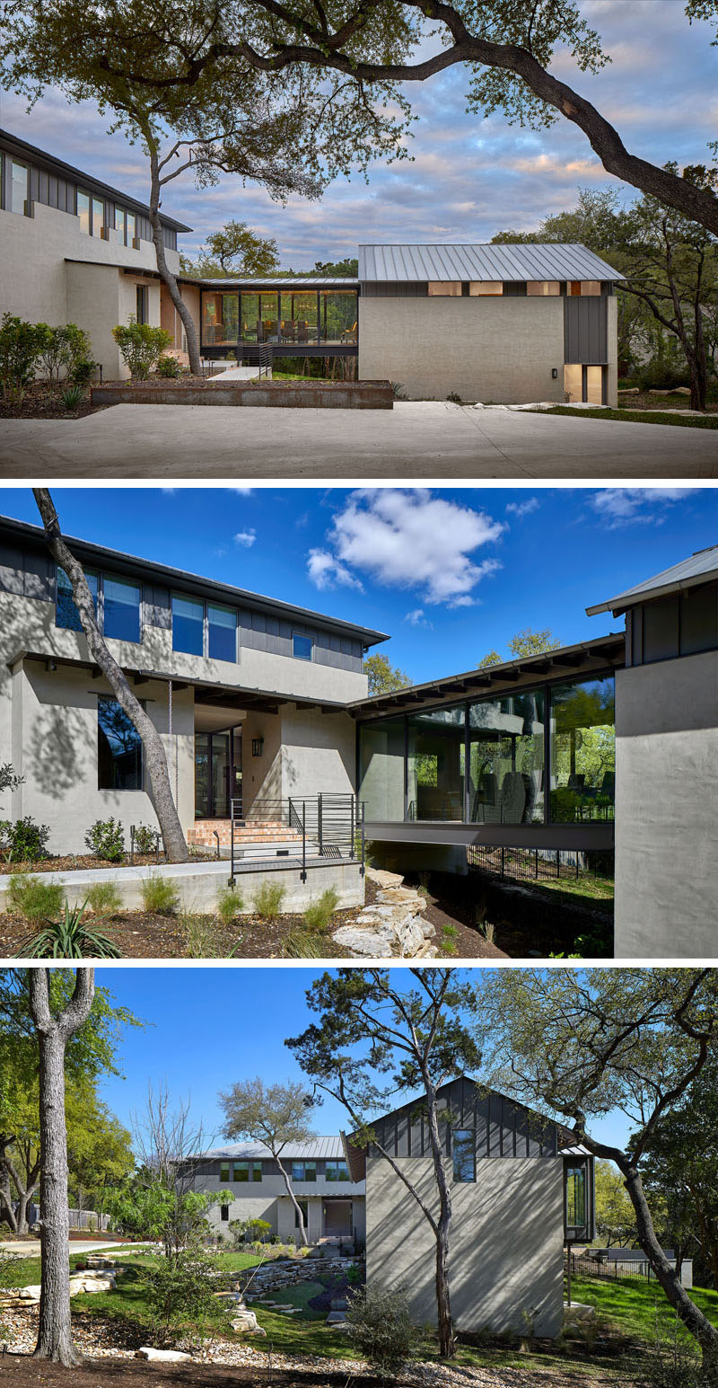 The Bridge House by Furman + Keil Architects in Austin, Texas