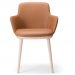 Upholstered chair with Armrests by Enrico Franzolini