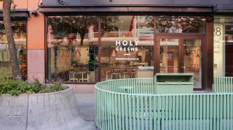 Custom Furniture for Salad Bar ''Holy Greens'' by Blank in Stockholm, Sweden