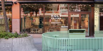 Custom Furniture for Salad Bar ''Holy Greens'' by Blank in Stockholm, Sweden