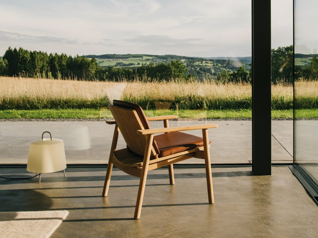 Garden Teak Easy Chair "RIVA" by Jasper Morrison