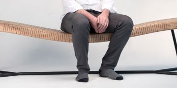 Flexible Wood Bench by Ricardo Garza Marcos