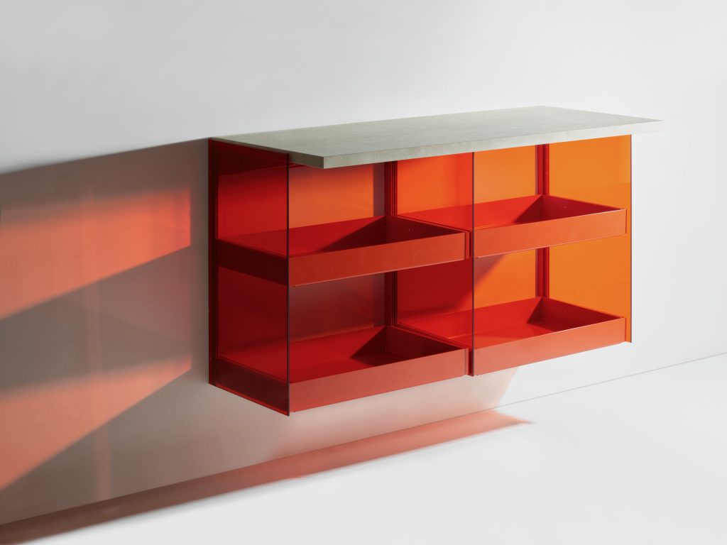 Minimalist Wall-Mounted Furniture System ''RGB" by Stefan Diez