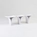 Minimalist Bench 'Arch' by Shinya Oguchi
