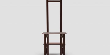 Minimalist Shelving Piece "Binomio" by Giuseppe Arezzi