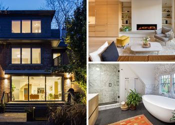 A Contemporary Update for Semi-Detached Home by Altius Architecture in Toronto, Canada