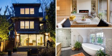 A Contemporary Update for Semi-Detached Home by Altius Architecture in Toronto, Canada
