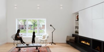 Peak-a-Boo House by POST Architecture Inc. in Toronto, Ontario, Canada