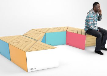 New Modular and Adaptable Public Seating by Factory Furniture