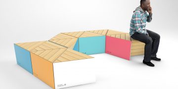New Modular and Adaptable Public Seating by Factory Furniture