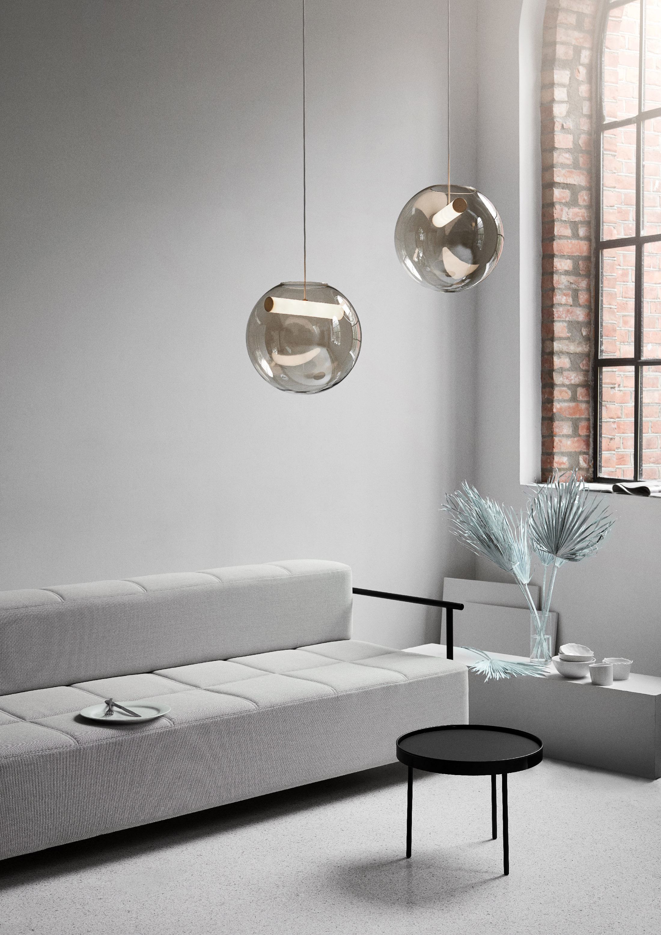 Minimalist Pendant Lamp "Reveal" by Silje Nesdal