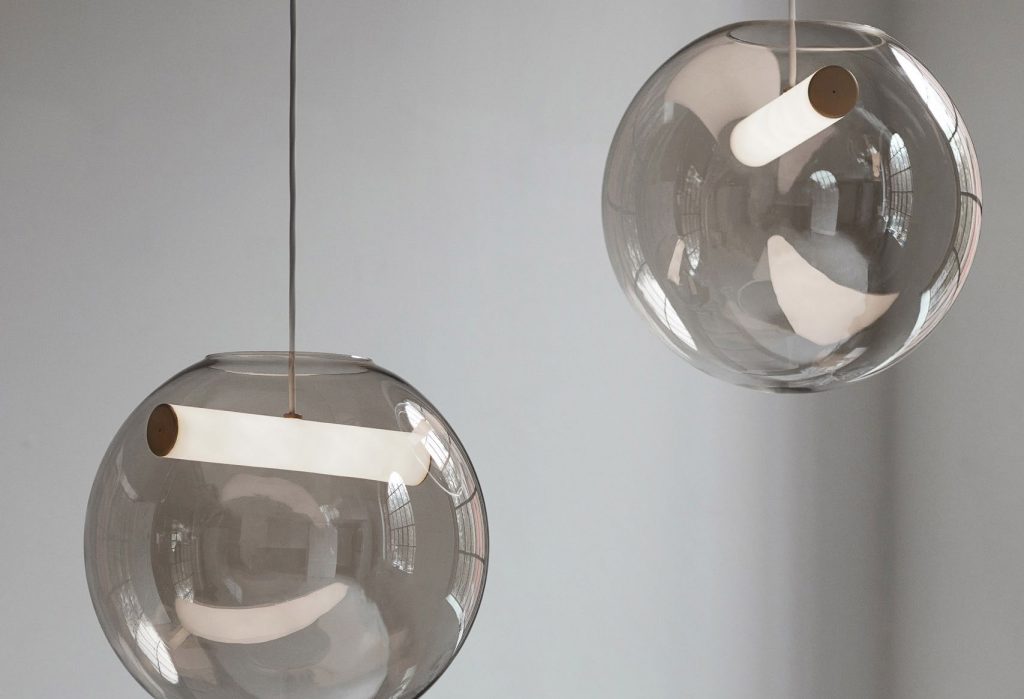 Minimalist Pendant Lamp "Reveal" by Silje Nesdal