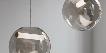 Minimalist Pendant Lamp "Reveal" by Silje Nesdal