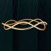 A Sculptural Suspended Lamp with LED Lighting by studio Luum