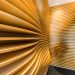 A Sculptural Wood Accent Wall by Baran Studio