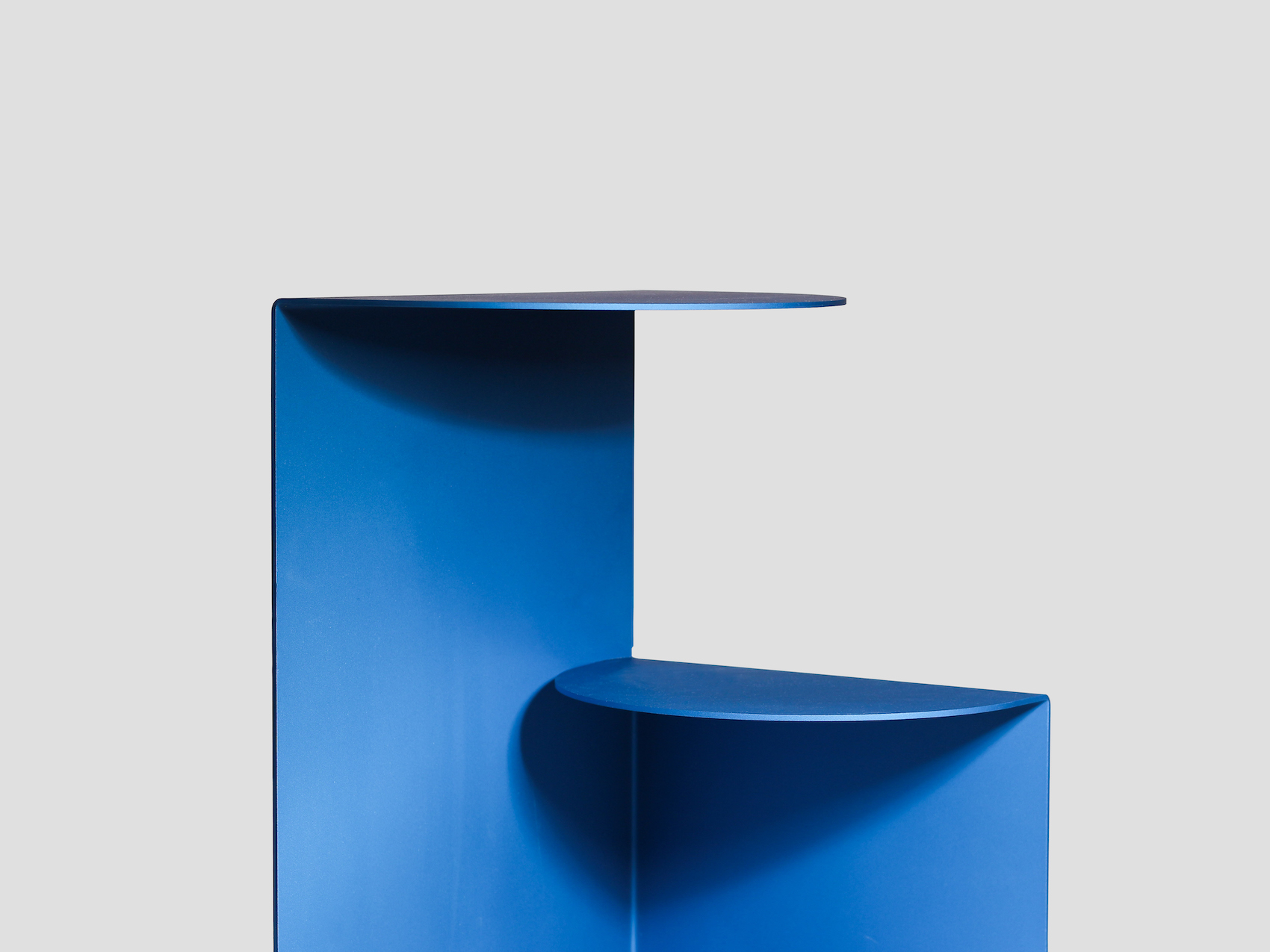 Minimalist Side Table "Slope" by Hayo Gebauer