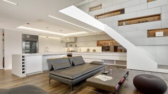 Two-Story SOMA Loft by INTERSTICE Architects in San Francisco, California