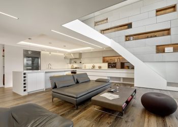 Two-Story SOMA Loft by INTERSTICE Architects in San Francisco, California