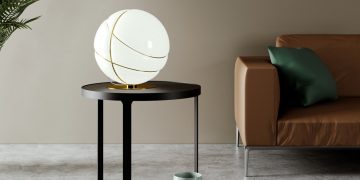 Contemporary Lamp "Armilla" designed by Lorenzo Truant for Fabbian
