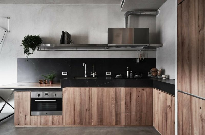 BlackMetal Apartment by KC Design Studio in Taipei, Taiwan