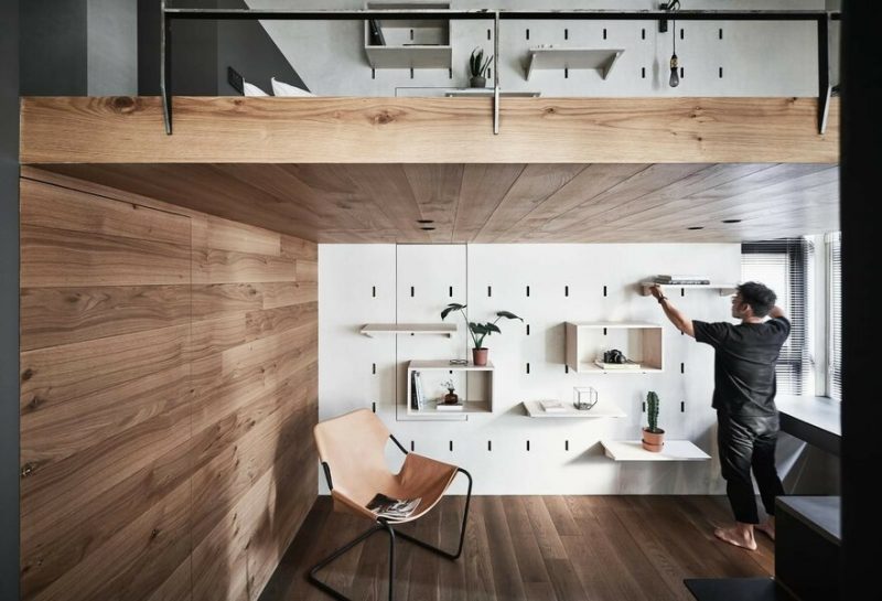 BlackMetal Apartment by KC Design Studio in Taipei, Taiwan