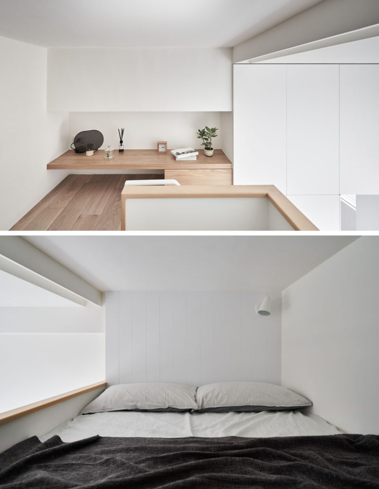 Efficient Small Apartment by Design Firm A Little Design in Taipei, Taiwan