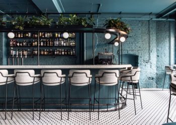 Coffee-and-Cocktail Restaurant "Greenwich Grindy" by Biasol London, England