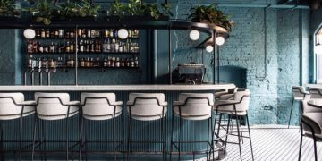 Coffee-and-Cocktail Restaurant "Greenwich Grindy" by Biasol London, England