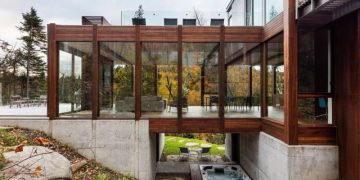 Residence Dans l’Escarpement by YH2 Architecture in Domaine Valdurn, Saint-Faustin-Du-Lac-Carré, Canada