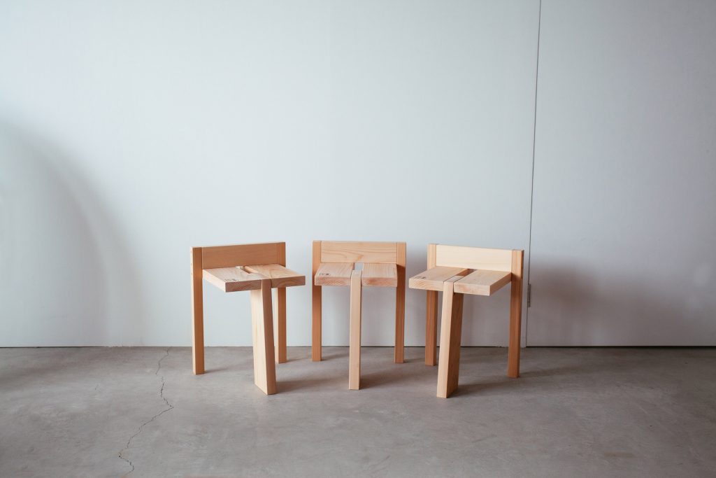 Tripodal Stool by Studio Adjective