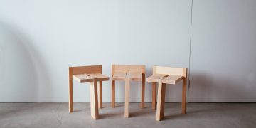 Tripodal Stool by Studio Adjective