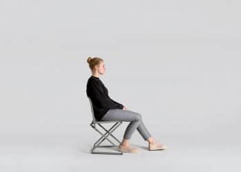 Minimalist Folding Chair "DFC" by Simon Frambach
