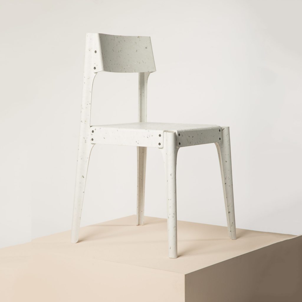 Minimalist Substantial Chair by Alexander Schul