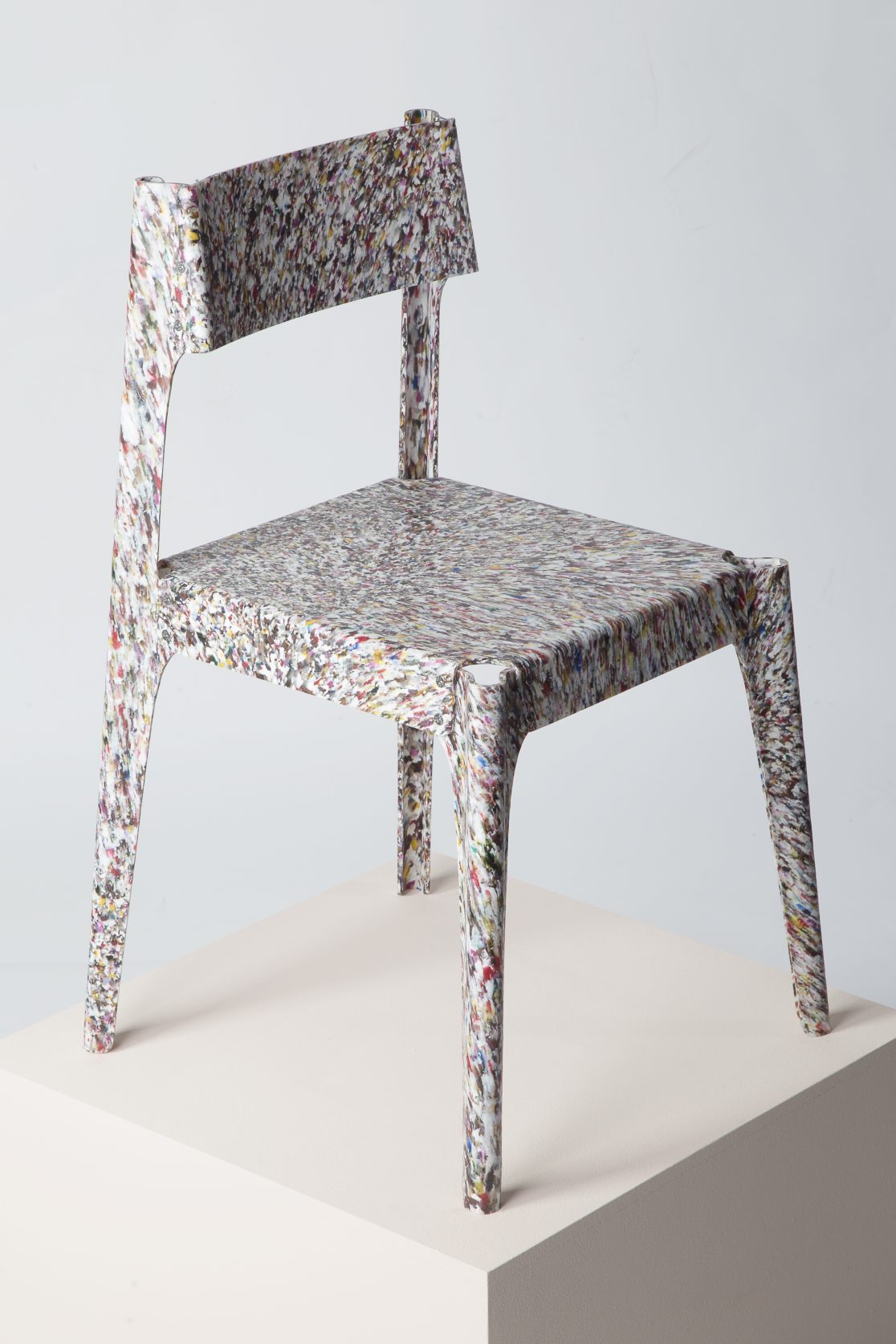 Minimalist Substantial Chair by Alexander Schul