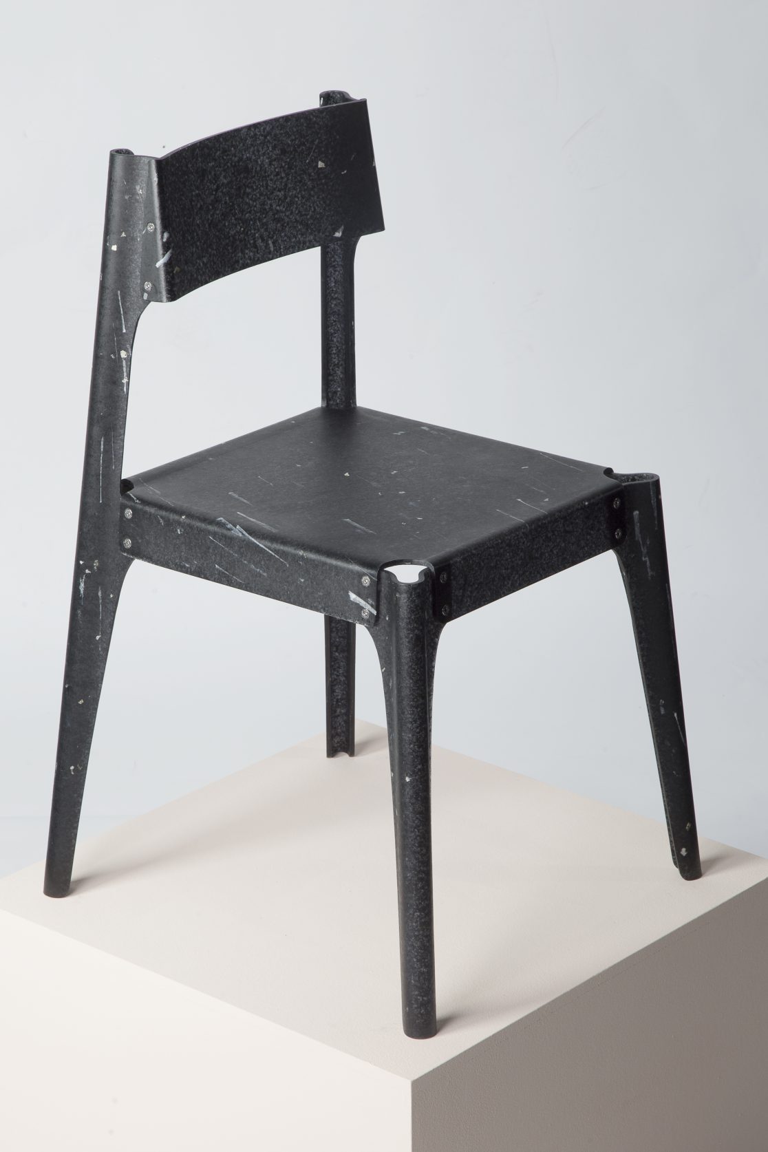Minimalist Substantial Chair by Alexander Schul