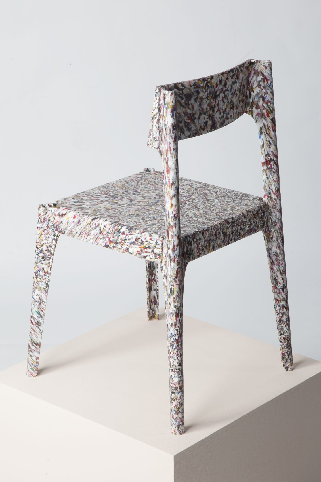 Minimalist Substantial Chair by Alexander Schul