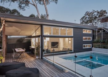 A Small House with a Swimming Pool by Ironbark Architecture in Sydney, Australia