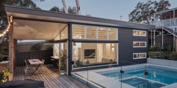 A Small House with a Swimming Pool by Ironbark Architecture in Sydney, Australia