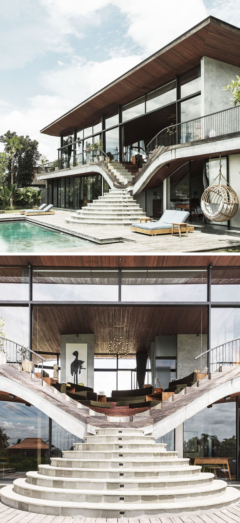 A Modern Two-Storey Home by Alexis Dornier in Bali, Indonesia