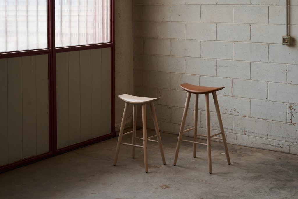 Minimalist Stool "Sløyd" Designed by Snøhetta