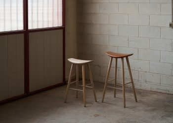 Minimalist Stool "Sløyd" Designed by Snøhetta