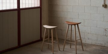 Minimalist Stool "Sløyd" Designed by Snøhetta