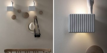 A Fun Wall Lamp "Umarell" by Giorgio Biscaro