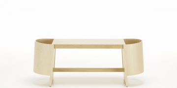 Kiulu Bench by Koichi Futatsumata Studio